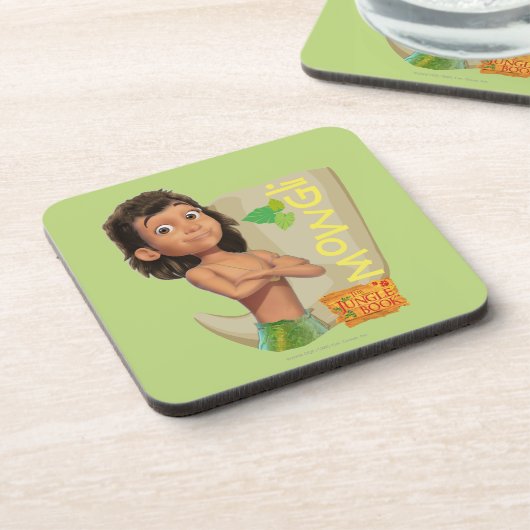 Mowgli 1 drankjes onderzetter (Linkerzijde)