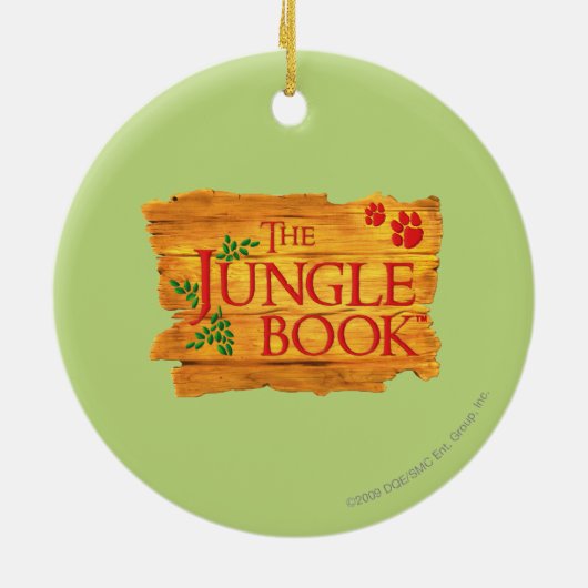 Mowgli 1 keramisch ornament (Achterkant)