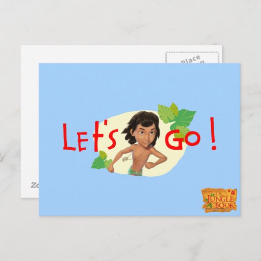 Mowgli 2 briefkaart (Voorkant / Achterkant)