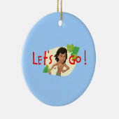 Mowgli 2 keramisch ornament (Rechts)