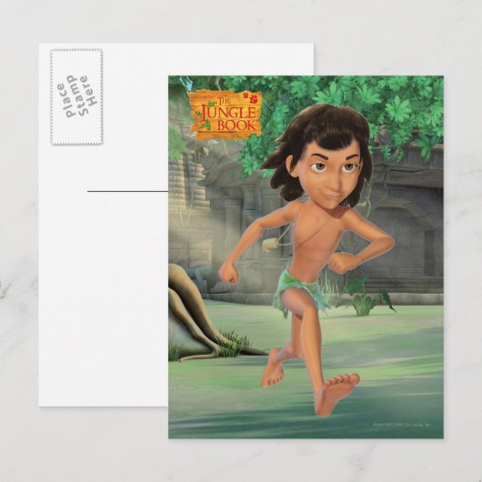 Mowgli 3 briefkaart (Voorkant / Achterkant)