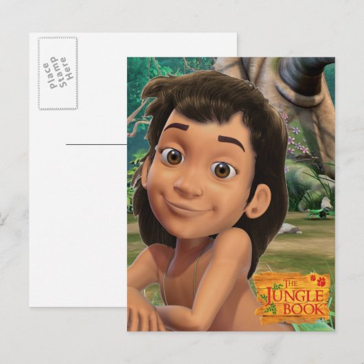 Mowgli 4 briefkaart (Voorkant / Achterkant)