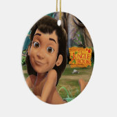 Mowgli 4 keramisch ornament (Rechts)