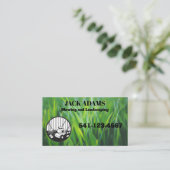 Mowing and Landscaping Business Card Visitekaartje (Staand voorkant)