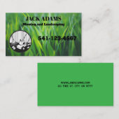 Mowing and Landscaping Business Card Visitekaartje (Voorkant / Achterkant)