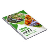 Mowing Lawn Care Service Landscaping Notitieboek (Rechterzijde)