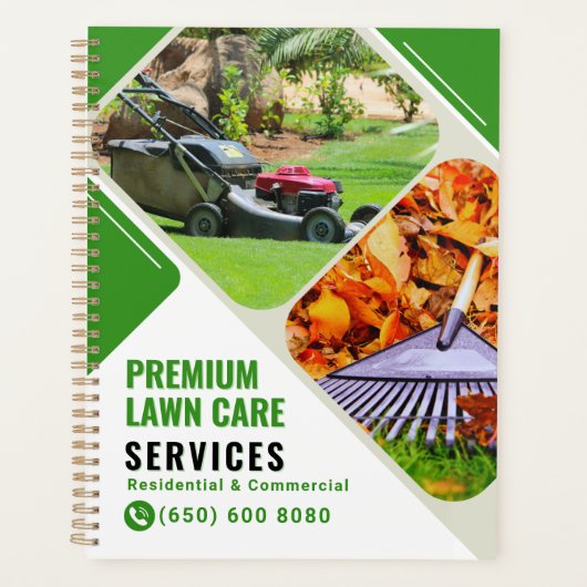 Mowing Lawn Care Service Planner Landscaping (Voorkant)