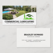 Mowing Lawn Landscaping Logo | achtertuin Visitekaartje (Voorkant / Achterkant)