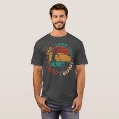 Mowing Lawn mower Husband Pap T-shirt (Voorkant volledig)