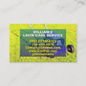 (Mowing Service) Gazonverzorging & Landscaping | m Visitekaartje (Voorkant)