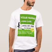 Mowing Service Tshirt Tuinieren (Voorkant)