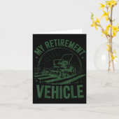 Mowing Zero-turn Lawn Mower Dad My Retirement Vehi Kaart (Gele Bloem)