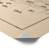 Moxa-punten in Japanse acupunctuuromxibus Poster (Hoek)