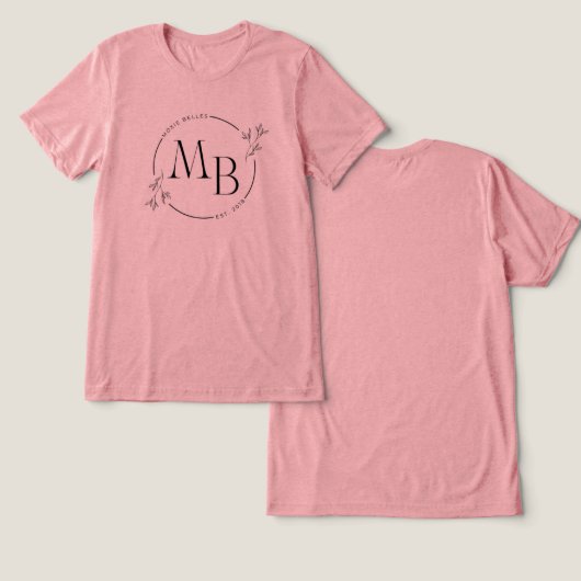 Moxie Belles Team Shirt (Ontwerp Voorkant & Achterkant)