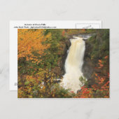 Moxie-Herfsten in het najaar van de Maine van de F Briefkaart (Voorkant / Achterkant)