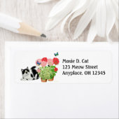 Moxie Kat met etiket Butterflies (Insitu)