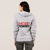 MOXIE STUDIO ZIP UP HOODIE (GRAY) (Achterkant volledig)