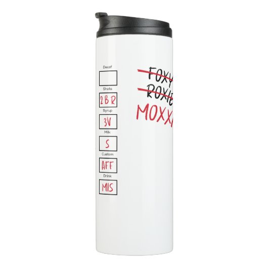 Mox's Misto - 12oz Thermische Tumbler Thermosbeker (Geroteerd rechts)