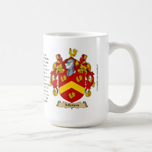 Moya Family Coat of Arms Koffiemok