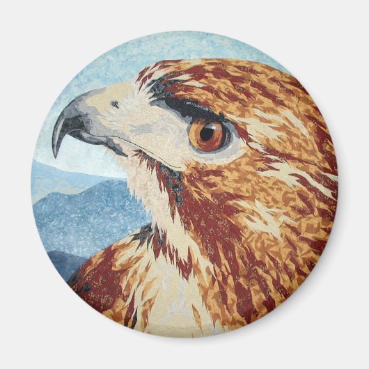 Moya - Red-tail Hawk Magnet (Voorkant)
