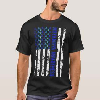 Moyamoya Bewustmaking Verenigde Staten van Amerika T-shirt
