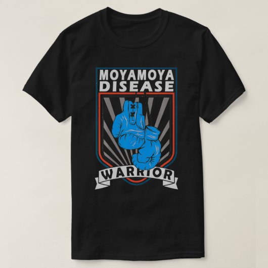 Moyamoya disease warrior t-shirt (Design voorkant)