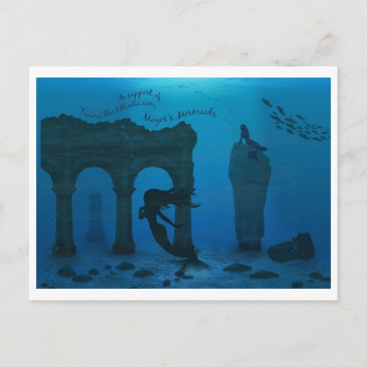 Moyer's Mermaids Briefkaart (Voorkant)
