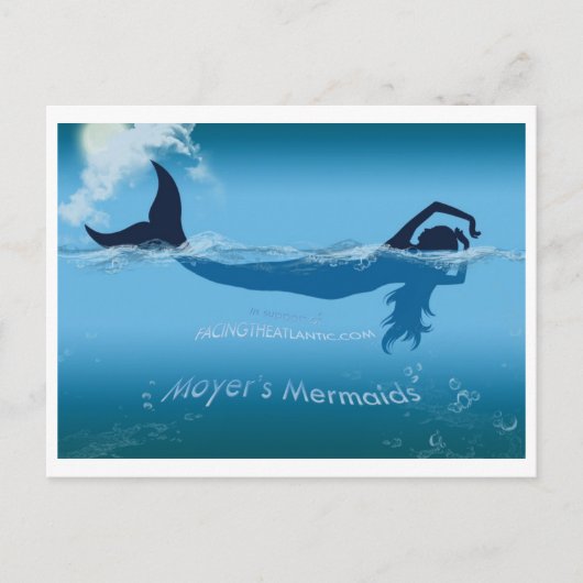 Moyer's Mermaids Briefkaart (Voorkant)
