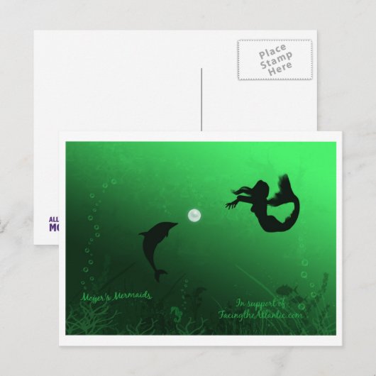 Moyer's Mermaids Briefkaart (Voorkant / Achterkant)