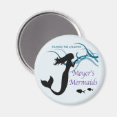 Moyer's Mermaids Magneten (Voorkant / Achterkant)