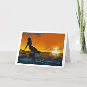 Moyer's Mermaids Wenskaart Kaart