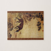 Moyuli ~ 墨 璃 ~ Greyhound ~ Giuseppe Castiglione ~ Legpuzzel (Horizontaal)