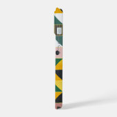 Mozaïek Abstract Geometrisch Patroon Design 1329 iPhone 15 Case (Linkerkant)