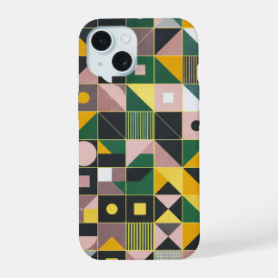 Mozaïek Abstract Geometrisch Patroon Design 1329 iPhone 15 Case