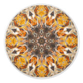 Mozaïek Abstract monarch Butterfly Mandala Pattern Keramische Knop (Voorkant)