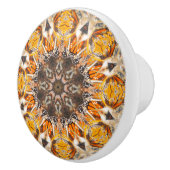 Mozaïek Abstract monarch Butterfly Mandala Pattern Keramische Knop (Rechts)