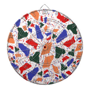 Mozaïek Abstract Terrazzo Patroon Dartbord