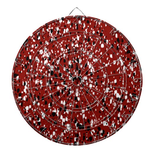Mozaïek Abstract Terrazzo Patroon Dartbord (Voorkant)