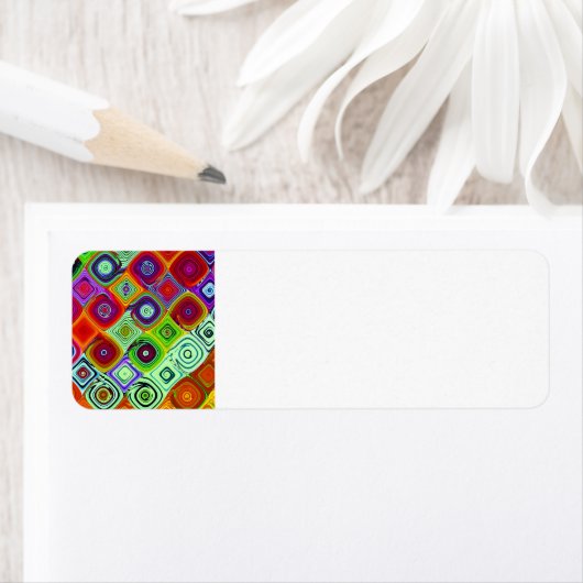 Mozaïek Abstracte Fijne Fractal Art Etiket (Insitu)