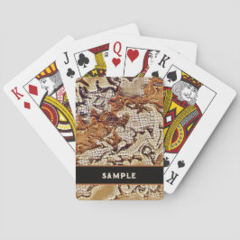 Mozaïek Abstracte mannelijke inspiratie poker Pokerkaarten