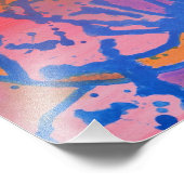 Mozaïek abstracte print foto afdruk (Hoek)