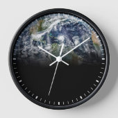 Mozaïek Afbeelding van Planet Earth met 3 orkanen (Voorkant)