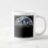 Mozaïek Afbeelding van Planet Earth met 3 orkanen Grote Koffiekop (Rechts)