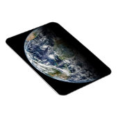 Mozaïek Afbeelding van Planet Earth met 3 orkanen Magneet (Rechterzijde)