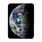 Mozaïek Afbeelding van Planet Earth met 3 orkanen Magneet (Verticaal)