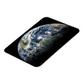 Mozaïek Afbeelding van Planet Earth met 3 orkanen Magneet (Linkerzijde)