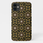 Mozaïek Arabesque Gold en zwart Geometrisch patroo Case-Mate iPhone Case (Achterkant)
