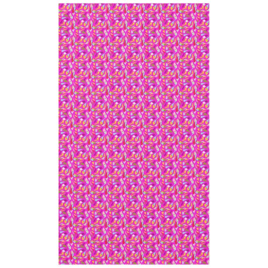 MOZAÏEK ART PATROON GEMENGDE KLEUREN TAFELKLEED (Voorkant)