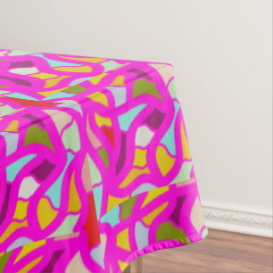 MOZAÏEK ART PATROON GEMENGDE KLEUREN TAFELKLEED