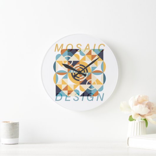 Mozaïek Art Pattern Grote Klok (Huis)